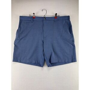 Callaway Golf Shorts Mens 40 Blue Heather Performance Stretch Flat Front